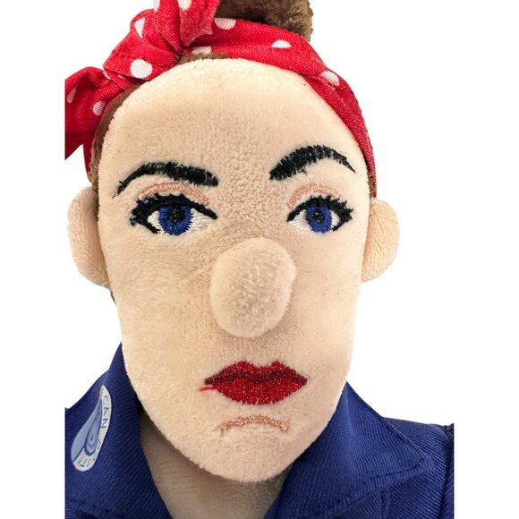 The Unemployed Philosophers Guild Rosie The Riveter Little Thinker Plush - Picture 6 of 7